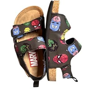 Marvel Avengers Sandals H&M Toddler Boys 7.5‎ Spider-Man Hulk Captain America